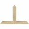 Ekena Millwork Portland Rough Sawn Timber Gable Bracket, Douglas Fir, 36"W x 24"H x 2"D x 4"F, 16/12 Pitch GBW036X24X0204POR00RDF - alternate 1